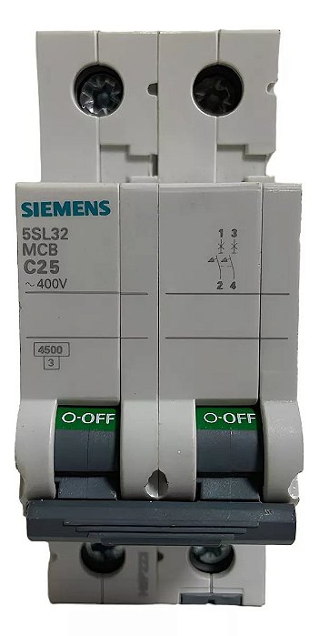Siemens 5SL32 MCB C25 400v