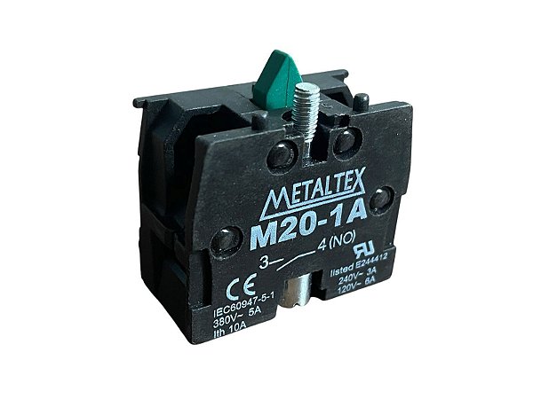 Bloco De Contato Invertido 1na M20-1a Metaltex