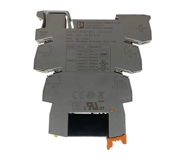 Base Plc-bsc-24dc/21 2966016 + Relé 2961105 Phoenix