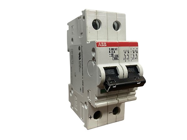 Disjuntor Bipolar 4a Curva K 400/440v 6ka - Abb