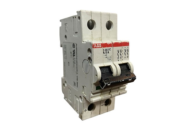 Disjuntor Bipolar 8a Curva K 400/440v 6ka - Abb