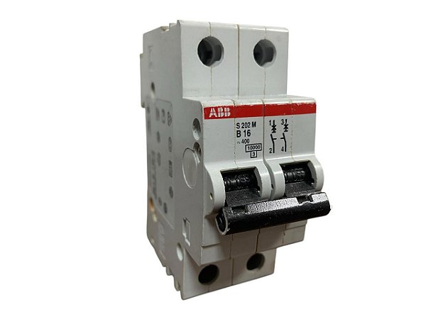 Disjuntor Bipolar Curva B 16 400/440v - Abb