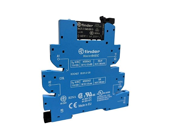 Soquete Para Relé Finder SOCKET 93.61.0.125
