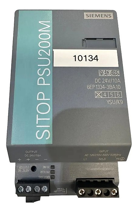 Siemens Sitop Psu200M 6EP1334-3BA10 YSU/K9 DC 24V/10A