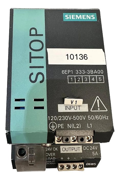 Siemens Sitop Modular 6ep1333-3ba00 1/2 ph 5A Usado
