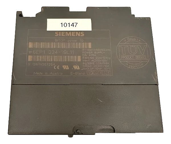 Siemens Sitop Power 10 6ep1334-1sL11 Dc 24V10A
