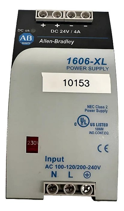 Allen Bradley Power Supply 1606-xldnet4 Dc 24v 4A