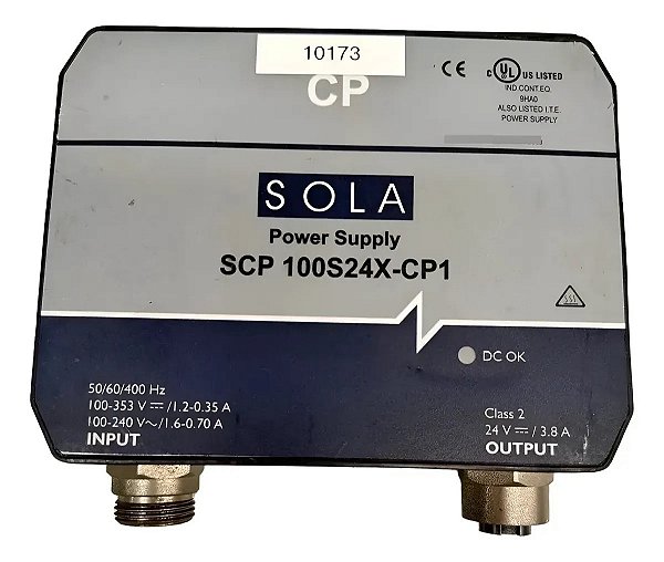 Power Supply Sola Scp-100s24x-cp1 24v 3.8A