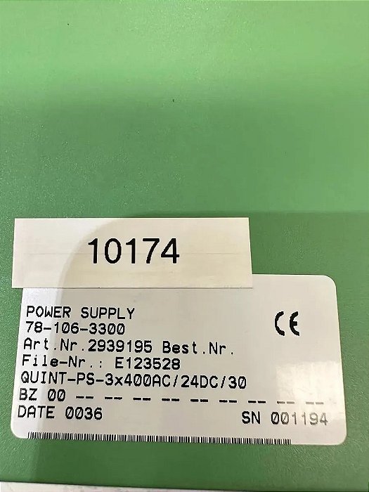 Phoenix Contact QUINT-PS-3X400AC/24DC/30A 2939195