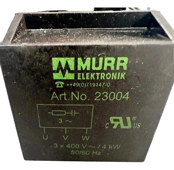 Murr Elektronik Supressor Motor 23004 3x400v 4kw 50/60hz