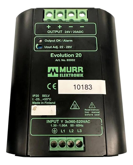 Fonte Murr Elektronik Evolution 20 85001 3X360-520VAC 20A