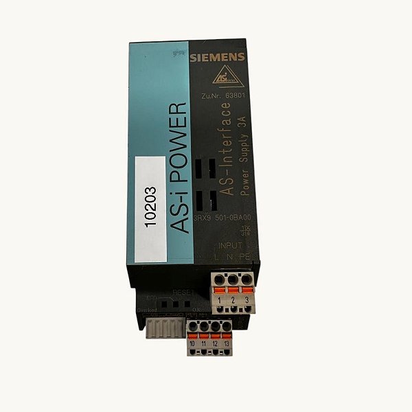 Siemens 3RX9501-0BA00 POWER SUPPLY AS-Interface 3A