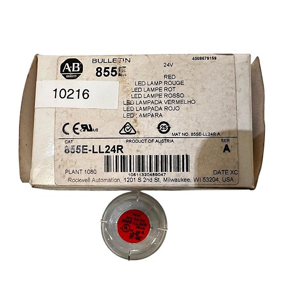 Allen-Bradley 855E-LL24R stack lights 24V  (NOVO)