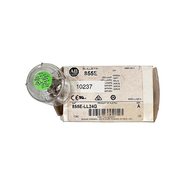 Allen-bradley 855e-ll24G  Stack Lights 24v Série A (novo)