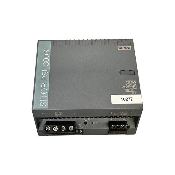 Siemens  6EP1437-2BA20 SITOP PSU300S Dc 24V  40A (Q6k1)