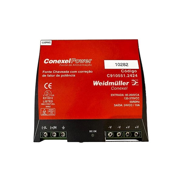 Weidmuller Conexelpower C910551.2424 Fonte De Alimentação