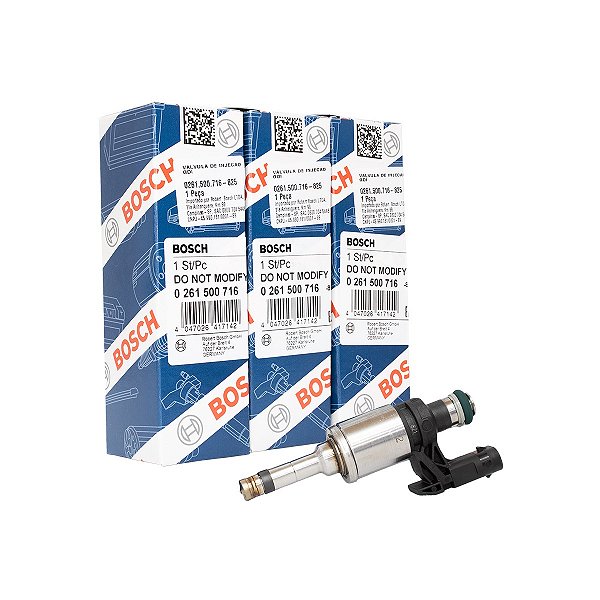 Kit 3 Bico Injetor 0261500716 Original Bosch