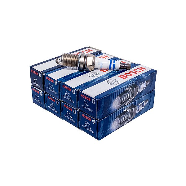 Kit 8 Vela Ignição FR8DPP33 Original Bosch