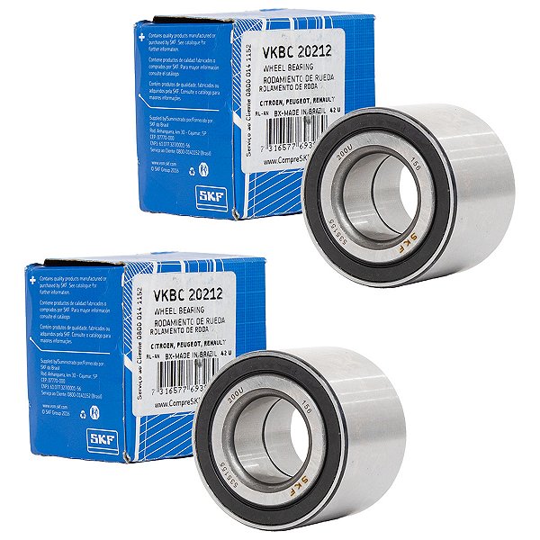 Kit 2 Rolamento Roda Tras VKBC20212 Original Bosch