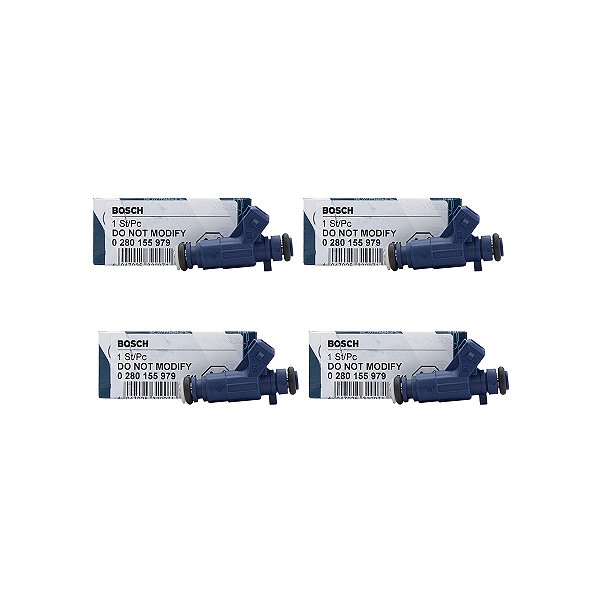 Kit 4 Bico Injetor 0280155979 Original Bosch
