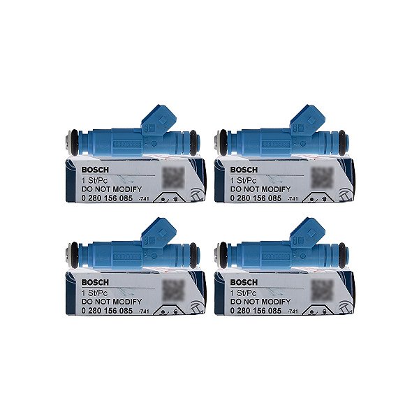 Kit 4 Bico Injetor 0280156085 Original Bosch