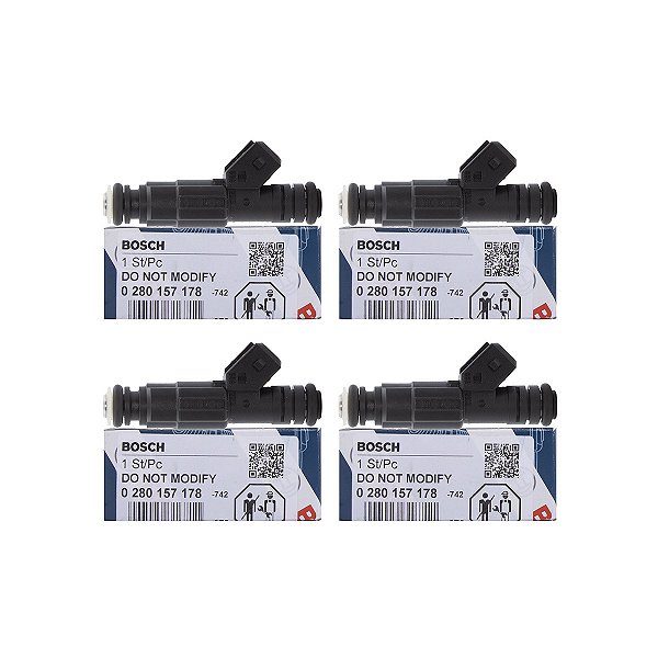 Kit 4 Bico Injetor 0280157178 Origina Bosch