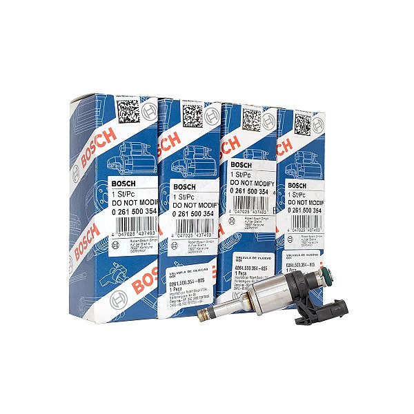 Kit 4 Bico Injetor 0261500354 Original Bosch