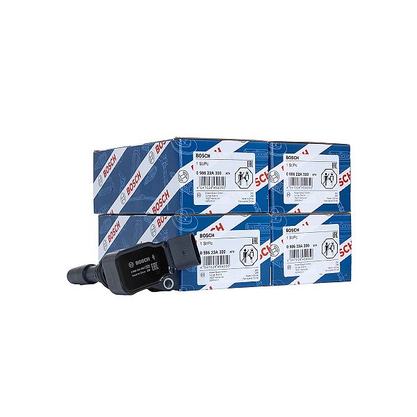 Kit 4 Bobina Ignição 098622A300 Original Bosch