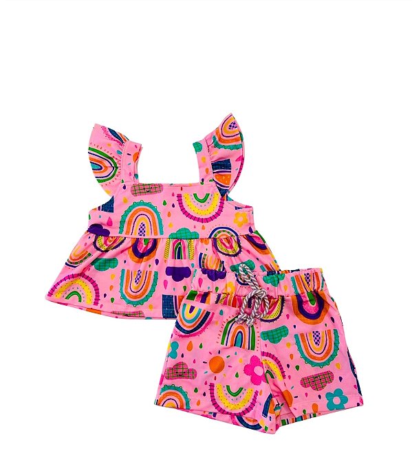 Conjunto Confort Arco íris