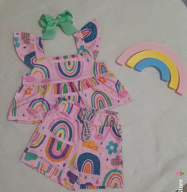 Conjunto Confort Arco íris