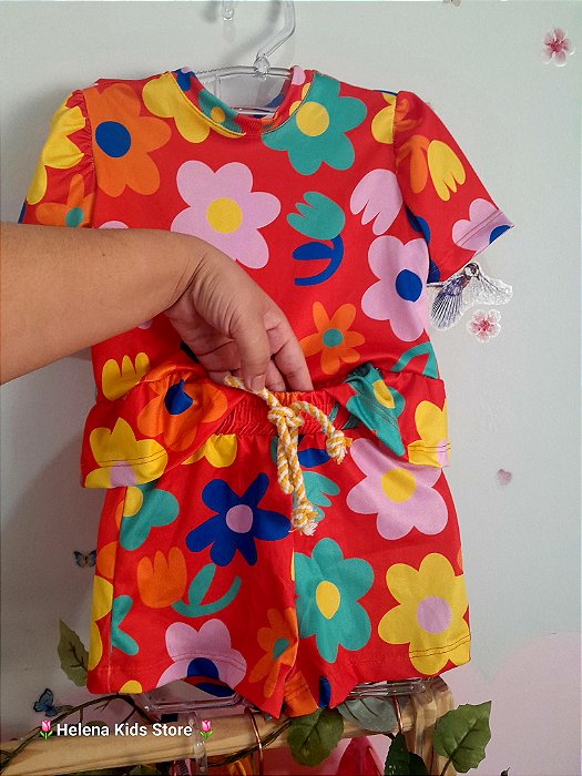 Conjunto confort florzinha