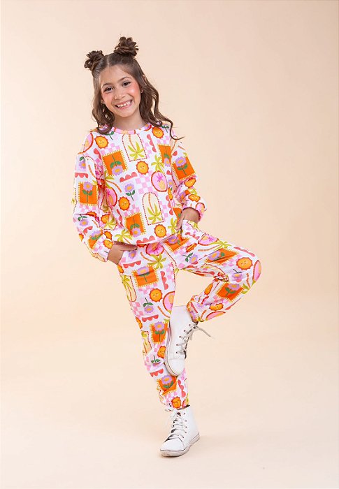 Conjunto moletinho tropical