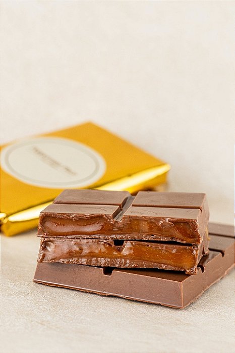 Barra recheada caramelo flor de sal