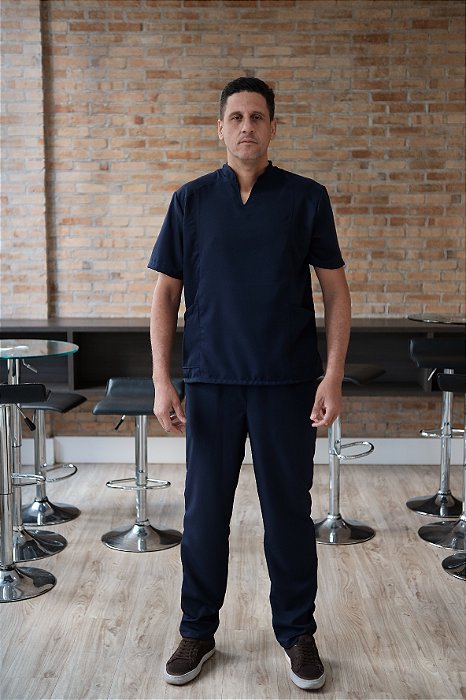 Scrub Masculino Azul Marinho