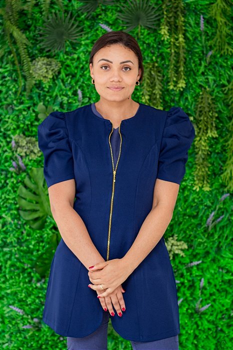 Jaleco Alice – Marinho