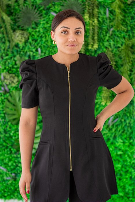 Jaleco Alice – Preto