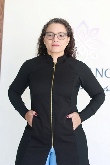 Jaleco Verona Feminino Preto | Signature