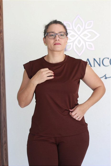 Scrub Milano Feminino Marron | Signature