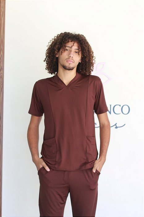 Scrub Milano Masculino Marron | Signature