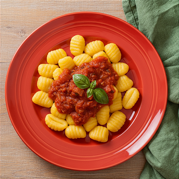 Nhoque de Abóbora ao Sugo