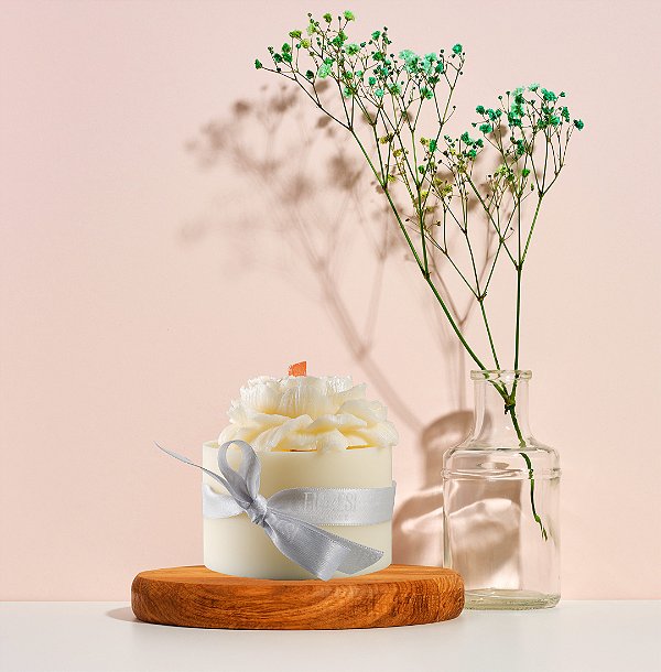 Vela Décor Peônia