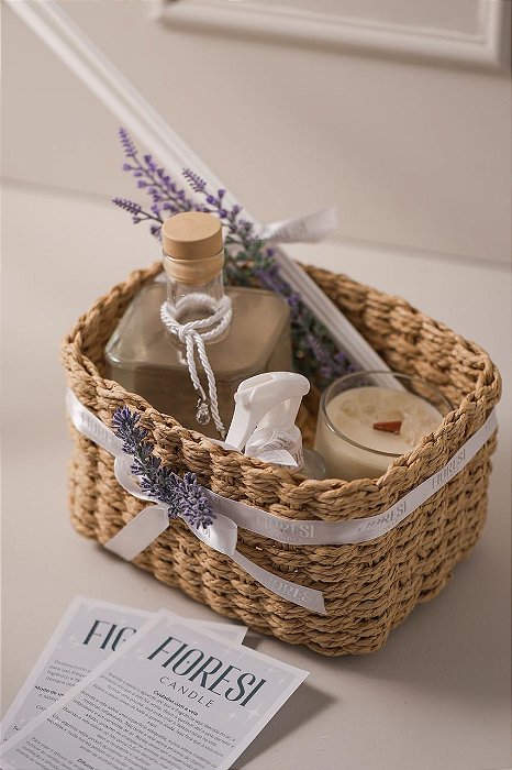 kit cesto de Lavandas
