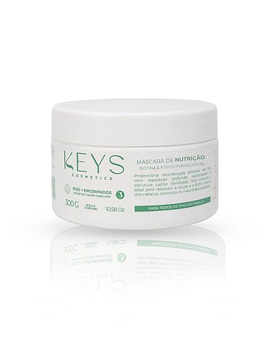 Máscara de Nutrição Hair Therapy 300g Keys Cosmetics