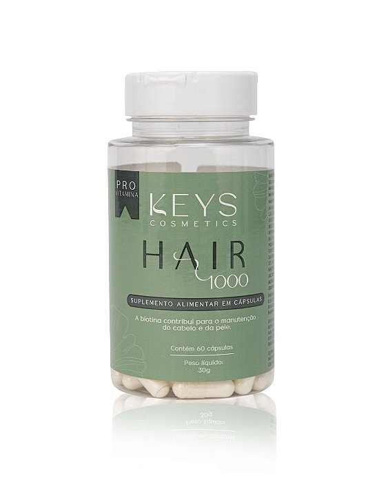 Cápsulas Hair 1000 Keys Cosmetics