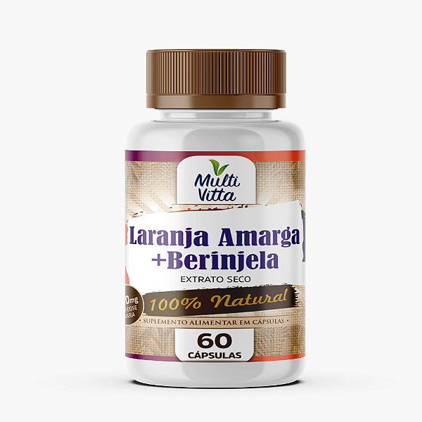 LARANJA AMARGA+BERINJELA 60 CAPS