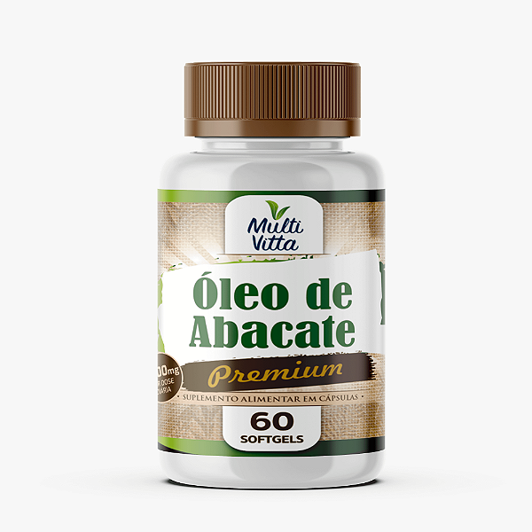 OLEO DE ABACATE 60 CAPS