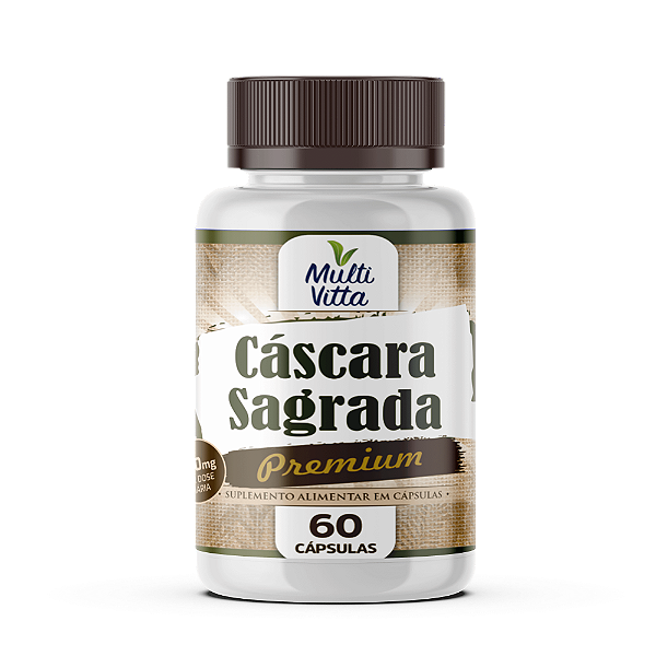 CASCARA SAGRADA EXTRATO SECO 60 CAPS MULTIVITTA