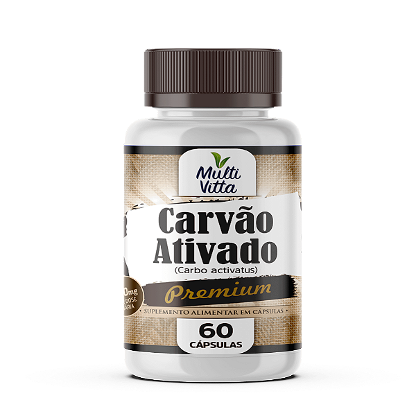 CARVÃO ATIVADO 60 CPS MULTIVITTA
