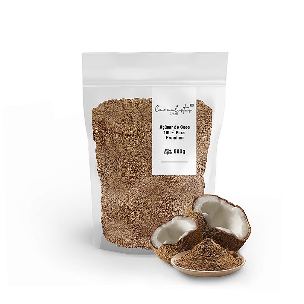 Açúcar de Coco 100% Puro Premium 500g Cerealistas Brasil