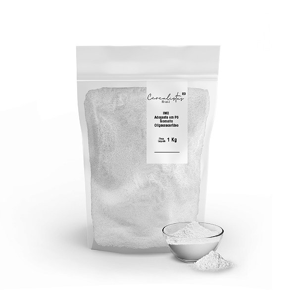 IMO Fibra de Mandioca Adoçante em Pó Isomalto Oligossacarídeo Low Pure 1 Kg Cerealistas Brasil